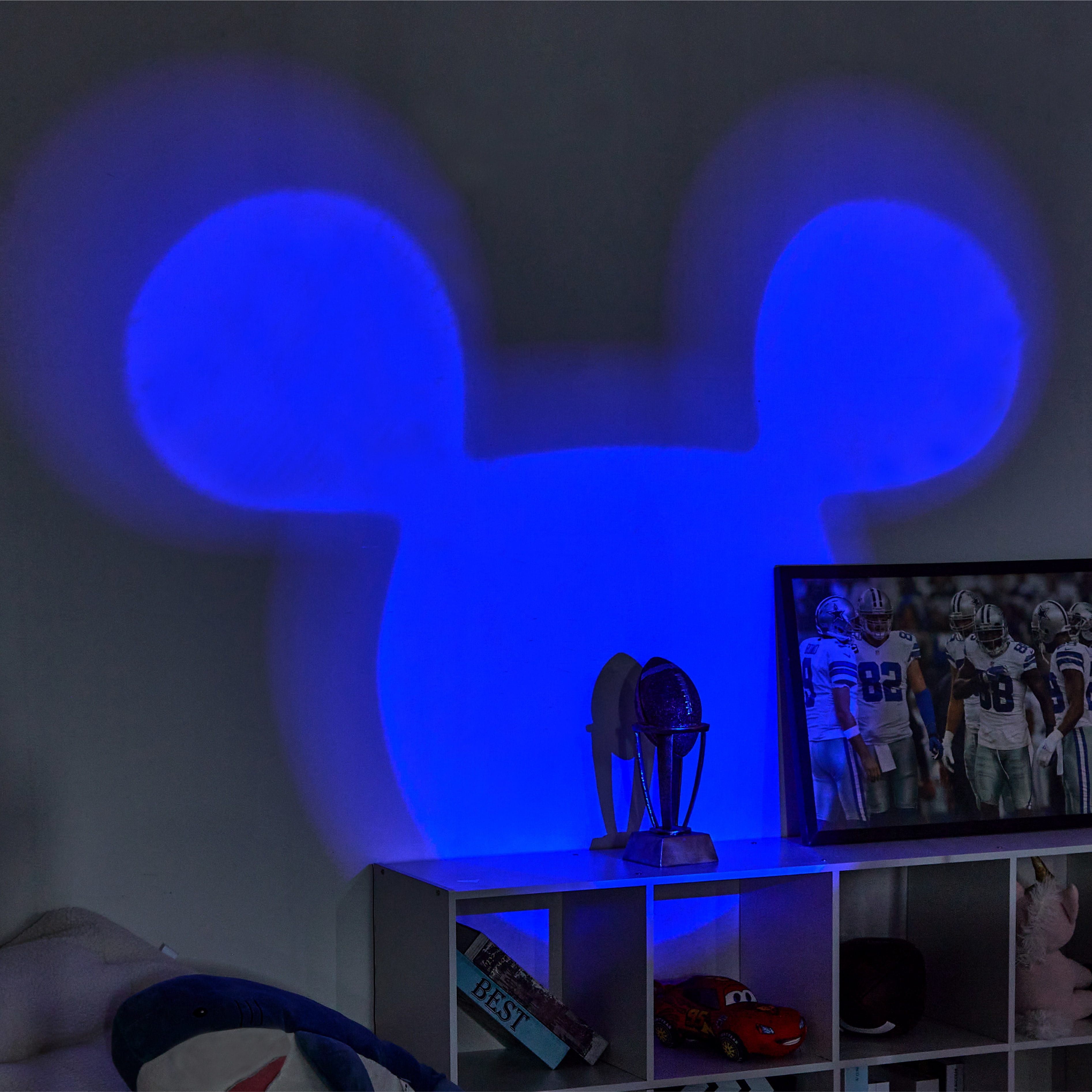 Mickey Mouse LED Sunset Projection Lamp, 3.4" W x 7.5" H