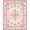 Pink, Pattern 14, variant on ODIKA 8'x10' Washable Area Rug Pink Vintage Tapete Scrollwork Border Motifs Textured for Dining Room, Large Office, Lounge, Non-Slip Chair-Friendly Mat