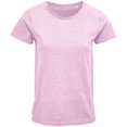 thumbnail image 1 of SOLS - Camiseta Crusader Jaspeado de Orgánica para Mujer (Rosa), 1 of 2