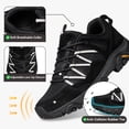 thumbnail image 3 of Gexuosn Women's Hiking Shoes Lightweight Breathable Arch Support Running Sneakers Outdoor Hiking Boots, Black, 3 of 8