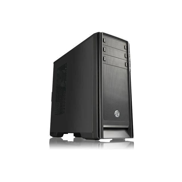 Black RAIJINTEK AGOS No Power Supply ATX Mid Tower