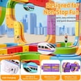thumbnail image 3 of Circuito de tren eléctrico CalfQueen KlickRail de 88 piezas motorizado, 3 of 9