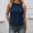 Navy, variant on TIANZEN Women's Strappy Tank Top Casual Summer With Tie Detail Pure Color Basic Versatile Blouse For Daily Wear Outfit Workout Set Top plus Size Athletic High Neck Tops for Women