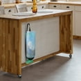thumbnail image 3 of Oleegame 1PC Hanging Hanging Rubbish Bag Bag Extraction Bag Box Round Miscellaneous Kitchen Storage Convenient Bag Organizer Kitchen Storage Wall Kitchen，Dining Bar Blue, 3 of 8