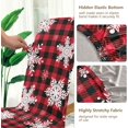 thumbnail image 3 of Snowflakes Christmas Dining Chair Covers Set of 4 Stretch Removable Washable Chair Slipcover Dining Chair Seat Cover for Dining Room Kitchen Wedding Party Decor, 3 of 6