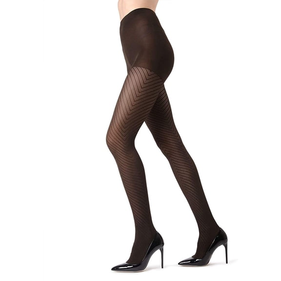MeMoi Chevron Tights Womens Hosiery - Pantyhose