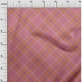 thumbnail image 2 of oneOone Georgette Viscose Fabric Tartan Check Print Fabric BTY 42 Inch Wide, 2 of 4