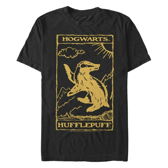 Men's Harry Potter Hufflepuff Badger Graphic T-Shirt