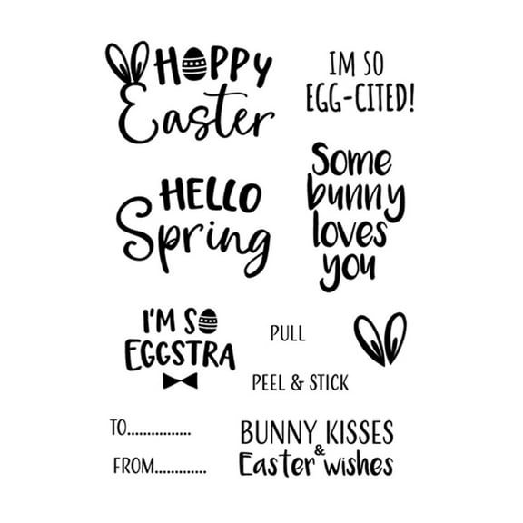 Sardfxul Easter Theme Cutting Dies and Scrapbooking Stamps for Paper Crafts Card Making
