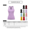 thumbnail image 3 of FashionMille Women Basic Sleeveless Cami Slim Fit Racerback Athletic Tank Top Summer Shirt, 3 of 4