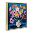 thumbnail image 4 of Stupell Industries Bright Poppies Bouquet Plants & Flowers Painting Gold Floater Framed Canvas Art Print Wall Art, 25 x 25, 4 of 10