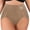 Brown, variant on High Waisted Shapewear for Women Tummy Control Shorts Seamless Boyshorts for Under Dresses Anti Chafing Safety Shaping Panties Summer Non See Through Bottoms