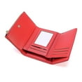 thumbnail image 4 of Students Short Solid Color Tri-fold Coin Purse Large Capacity Design For Outdoor, 4 of 5