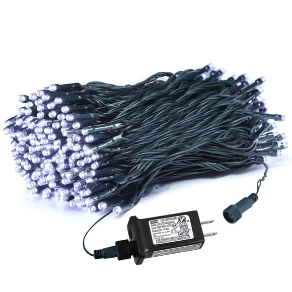 Guirnalda de luces navideñas Weillsnow, 200 LED, 20 m, resistente al agua