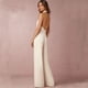 thumbnail image 3 of Vestido de banquete para mujer europeo y americano, mono sexy con cuello, pantalones para mujer, 3 of 6