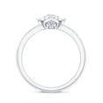 thumbnail image 2 of Rosec Jewels Lab Grown Diamond Flower Promise Ring for Engagement (EF-VS Quality Certified), 10K White Gold, US 7.50, 2 of 8