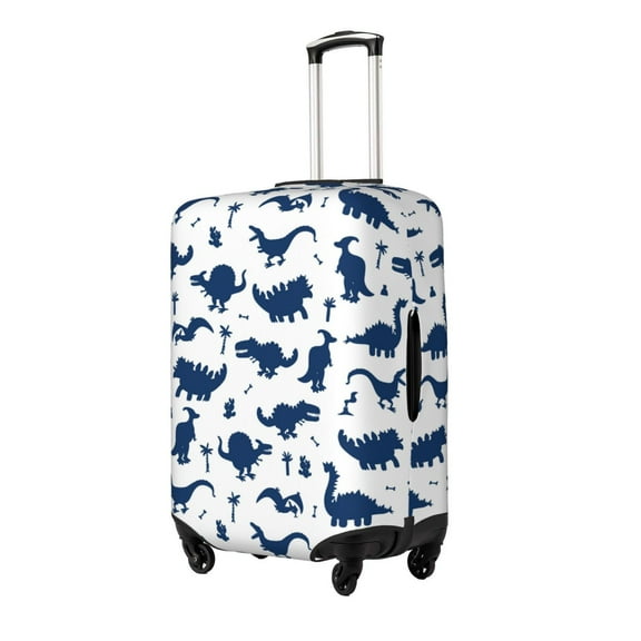 Rateoe Cute Cartoon Dinosaurs Printed Luggage Cover, Suitcase Protector Fits 18-32 Inch Luggage-Small