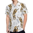 thumbnail image 4 of High Quality Hawaiian Shirts for Men Short Sleeve Aloha Beach Shirt Floral Summer Casual Button Down Shirts Blouses C2B48C, 4 of 7