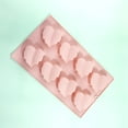 thumbnail image 5 of Molde de chocolate YONGSHENG reutilizable con estrella de cinco puntas y hojas rosa, 5 of 5