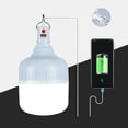 thumbnail image 3 of Lámpara de camping LED recargable de 100 W, portátil, impermeable, regulable, luz de emergencia, 3 of 6