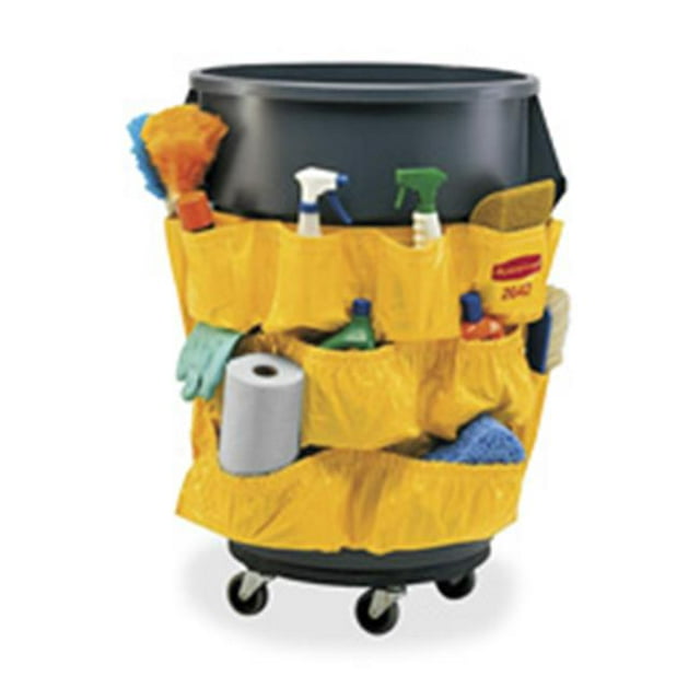 Rubbermaid RCP264200YWCT Brute Utility Container Caddy Bag - Yellow