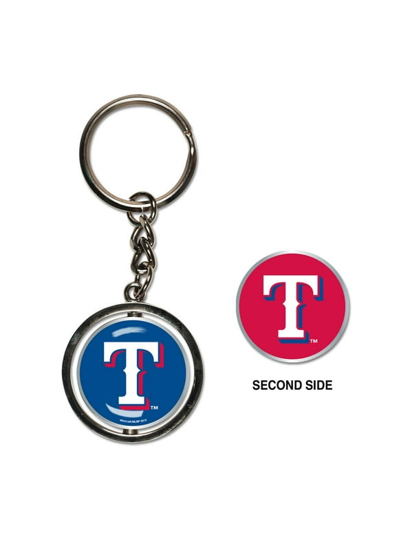 MLB Texas Rangers Team Spinner Keychain
