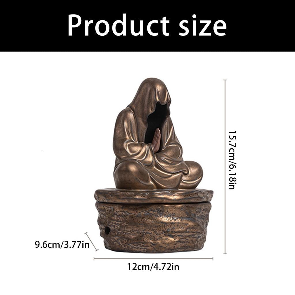 Giaone Incenses Burners Holder Censers Buddhas Statue Ceramic Incenses Burners Gift
