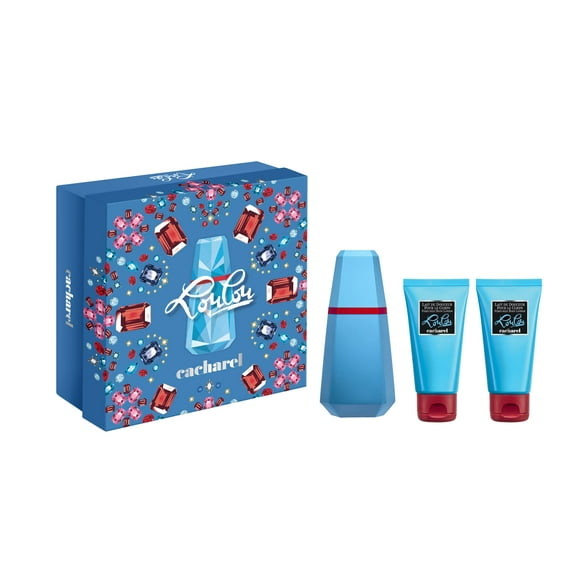 Set de regalo de perfume Cacharel LOU para mujer, 3 piezas