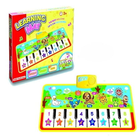 Ez Play Piano - Lightahead Walk or step Folding Piano Roll up Musical Mat with Touch Play Keyboard for kids