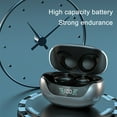 thumbnail image 5 of Earbuds for Kids, Hwkond Bluetooth Headphones Touches LED Digital Display Screen 5.3 Bluetooth Chip HIFI Stereo Surround Sound Intelligent Noise Reduction Low Latency, Silver, Up to 60% Off, 5 of 9