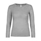 thumbnail image 1 of B&C - Camiseta deportiva de manga larga #E150 para mujer señora (Gris Deporte), 1 of 3