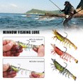 thumbnail image 2 of 1X Luminous Fishing Lure Bait Artificial Shrimp Lures Hook Prawn Soft Bait H6 Y2A3, 2 of 6