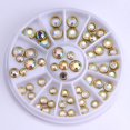 thumbnail image 1 of Diamantes de imitación de camaleón de colores mezclados, pequeñas cuentas irregulares brillantes para decoración de uñas 3D, piedra en rueda, puntas de bricolaje Tan Jianjun unisex, 1 of 2