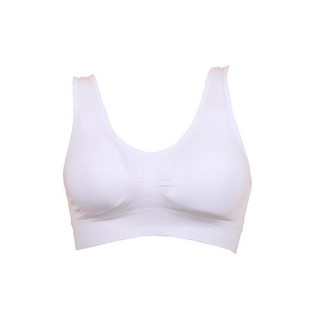 

Women Seamless Comfort Padded Yoga Sports Stretch Bra Crop Top Vest Sleep Bra