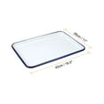 thumbnail image 2 of Uxcell 4pcs Butcher Tray Palette 16.5" x 11" Metal Triple Enamel coated Rectangular Tray for Art Painting Color Mixing, 2 of 7