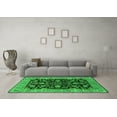 thumbnail image 3 of Ahgly Company Indoor Rectangle Oriental Green Industrial Area Rugs, 7' x 9', 3 of 4