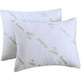 thumbnail image 3 of Niagara Sleep Solution Super Soft Bamboo Cooling Pillow Protectors Queen 2 PackPair Zippered Case, Guaranteed Noiseless Pad, Ultra Plush Absorbent Encasement (Queen 2 Pack 20x30), 3 of 3