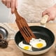 thumbnail image 4 of Juego de 12 espátulas de madera, juego de espátulas de teca, juego de utensilios de cocina con espátula de madera resistente al calor, cucharas de madera antiadherentes, 4 of 7