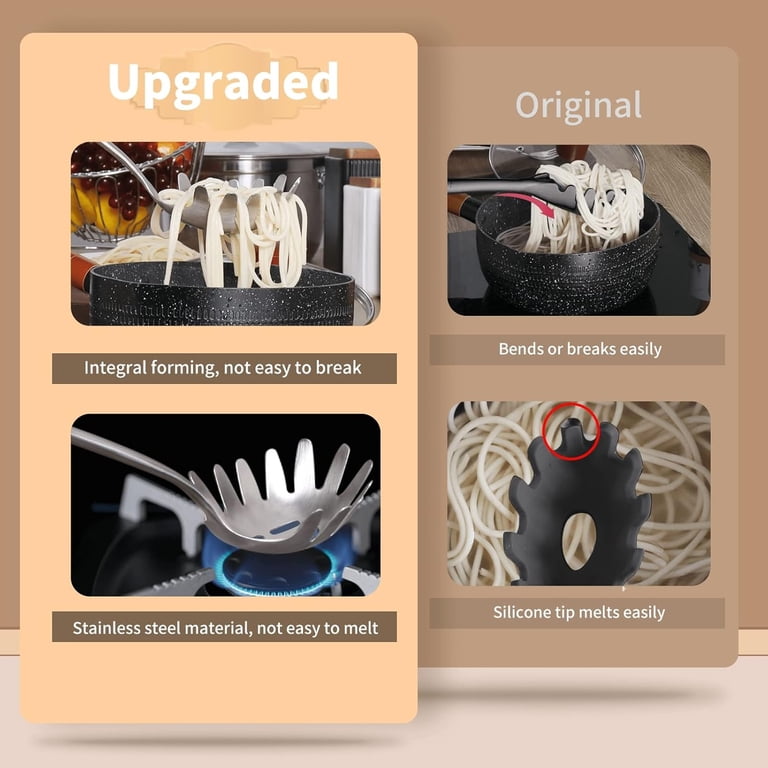 NORIZF Spaghetti Server,[Rustproof,Integral Forming,Durable] 304 ...