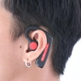 thumbnail image 3 of Conduction Headphs, 170mAh ,Ear Hook Style Earph, Function Sweat for Cycling Driving Gym Swimming Sport Jogging Running Indoor - Black and Red, 3 of 8