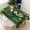 White-1, variant on Rectangular Tablecloth 60x84 Inch – Waterproof Polyester Printed Table Cover, Wrinkle Resistant, Washable for Kitchen & Dining, Tropical Jungle Theme