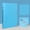 Blue, variant on Clearance Sale! 1PC Clear View Binder, 3-Hole Round Ring Plastic Cover for Loose Leaf Storage, Plastic, for Office & Home, (9x6.9x1.25in, Blue)