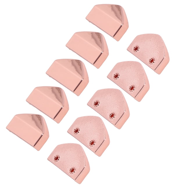 Zipper Pull Replacement, Small Compact Convenient Practical Zipper Stopper Widely Applicable Easy Replaceable for Bags for Suitcases for Clothes Colorful,Bronze,Gray,Rose