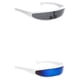 thumbnail image 1 of 2 Con Visera De Lente , Marco Blanco, , Negro, Colco Gafas de sol, 1 of 9