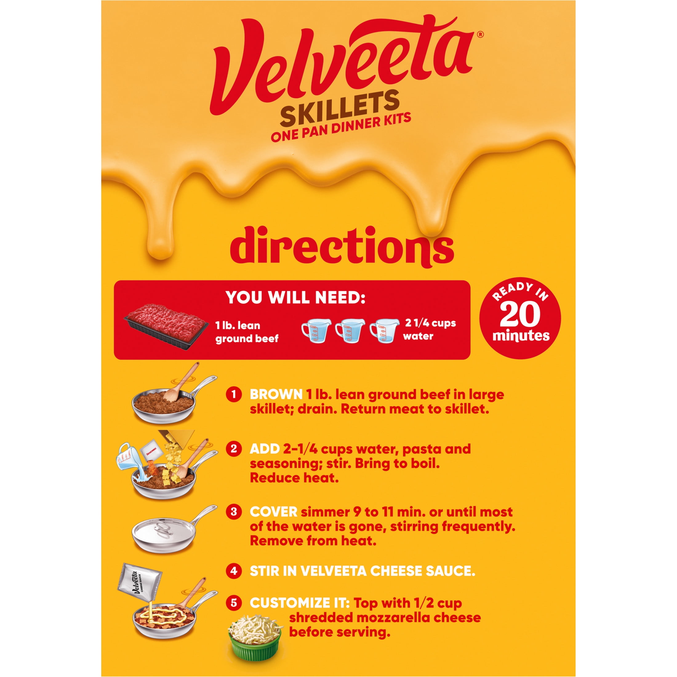 Velveeta - Brandclub - Velveeta Skillets Classic Lasagna Pasta