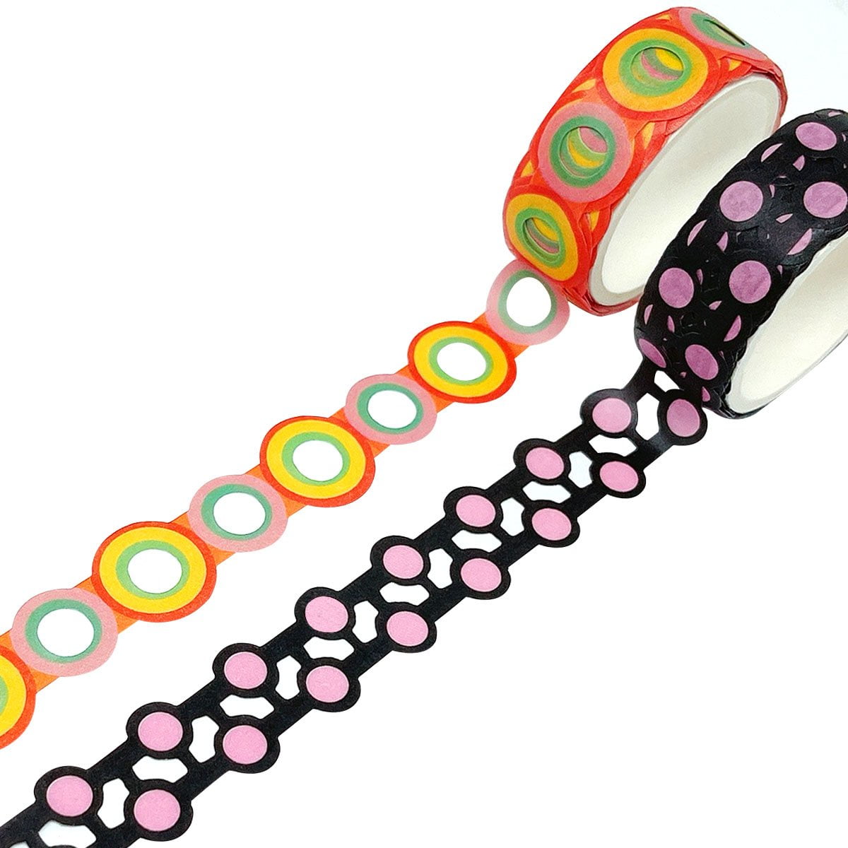 Set of 3 Wrapables Bright Dots Washi Masking Tape 5M by 15mm Set of 3 Wrapables Bright Dots Washi Masking Tape 5M by 15mm