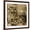 Brown Frame, variant on Art.com Art Abstract Vibrant Geometric Pattern Background In Black, Sepia And Brown Colors Art Print by Irina QQQ, 16" x 16"