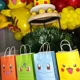 thumbnail image 4 of Bolsa de embalaje de Pokémon, bolsa de regalo con temática de cumpleaños, Pikachu, bolsa de regalo para aperitivos y dulces, Charmander, Squirtle, regalo de juguete para niños（1pc, 4 of 5