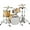 Multicolor, variant on Yamaha Stage Custom Birch 3-Piece Bop Shell Pack Classic White