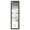 thumbnail image 2 of ArtToFrames 11" x 42" Black Panel With Silver Lip Picture Frame, 11x42 inch Multi Wood Poster Frame (WOM-5093),  Pack, 2 of 7